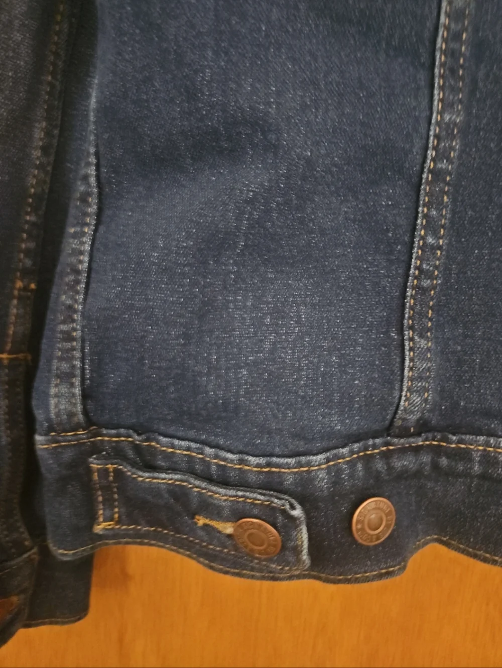 Levi Strauss Signature Gold Jean Jacket Womens Sz Small Blue Denim Classic Fit - Picture 5 of 15